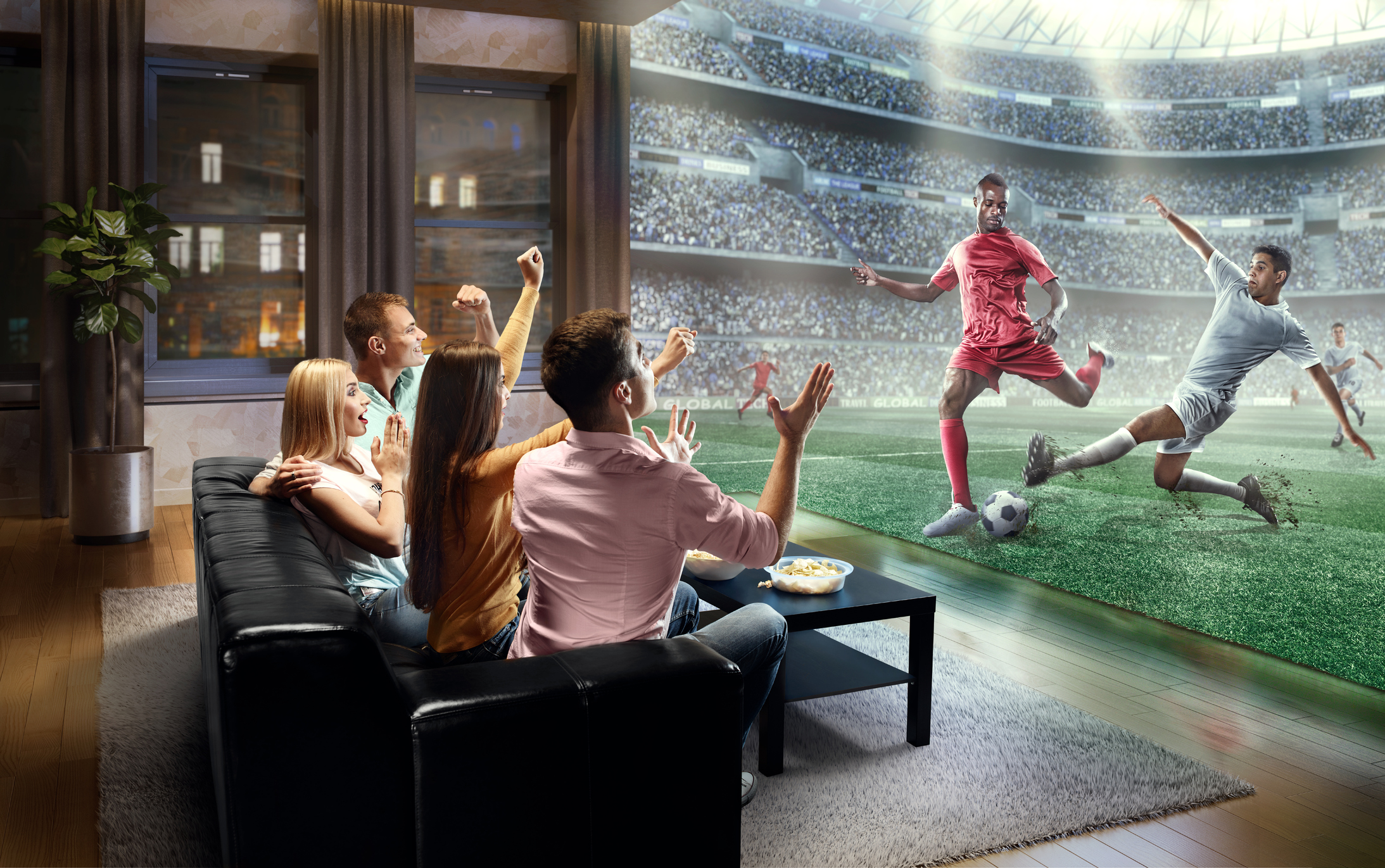 Game, net, match: Aussies use tech to turn homes into sports stadiums