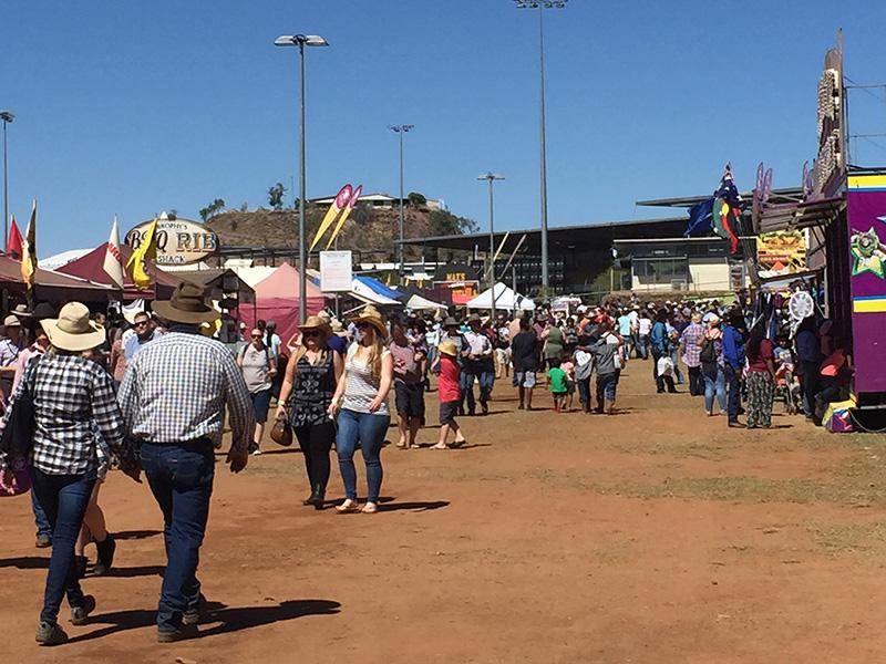 Mustering at Mount Isa Rodeo nbn