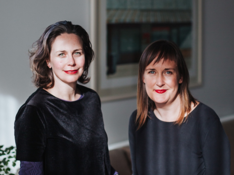Portraits of Tahli Corin and Sarah Lockwood, Co-Directors at Threshold