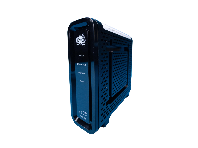 A black Hybrid Fibre Coaxial nbn box featuring the nbn logo